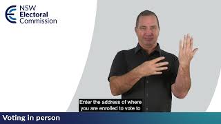 Voting options for 2024 NSW Local Government elections AUSLAN [upl. by Jorgan921]