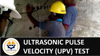 Ultrasonic Pulse Velocity UPV Test on Concrete [upl. by Enrobso]