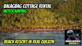 BALAGBAG COTTAGE RENTAL BEACH RESORT REAL QUEZON TOUR DESTINATION travel motovlog realquezon [upl. by Arabeila]