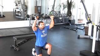 Assisted Alternating Split Squat Jumps [upl. by Patsy]