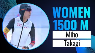 Miho TAKAGI JPN  Winner  1500m Women  Beijing 2023  SpeedSkating [upl. by Iel43]