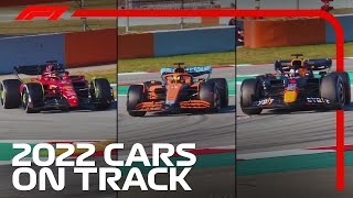 FIRST LOOK Our AllNew 2022 Cars On Track  F1 PreSeason 2022 [upl. by Ahsiken]