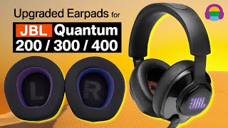 How to Replace Upgrade Earpads JBL Quantum 200  300  400 Gaming Headset [upl. by Minsk]