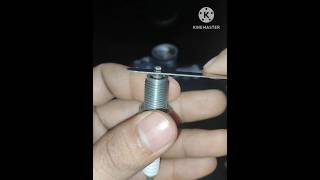 How to Adjust the Sparkplug Gap Use Feeler GaugeUse The Right tool diy shorts [upl. by Seabrook55]