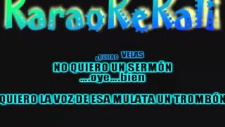 CESAR MORA  CANELA KARAOKE DEMO [upl. by Hourihan]