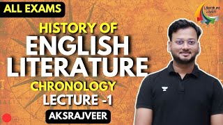 History of English Literature by AKSRajveer  अब पूरी History की Chronology याद रहेगी [upl. by Bernardine]