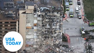 Officials provide an update on the collapsed condo in Surfside Florida LIVE  USA TODAY [upl. by Anoirb]