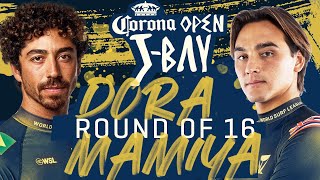 Yago Dora vs Barron Mamiya  Corona Open JBay 2023  Round of 16 heat 8  Condensed [upl. by Fraze154]