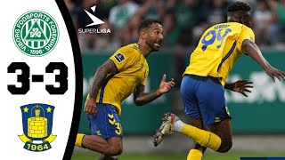 Highlights  Brøndby IF vs Viborg FF 33 3F Superliga [upl. by Seyler]