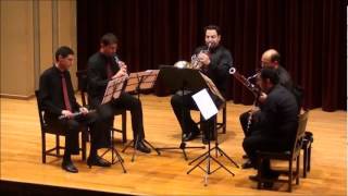 Anton Reicha Woodwind Quintet in Eb major op88 no2 [upl. by Orman]