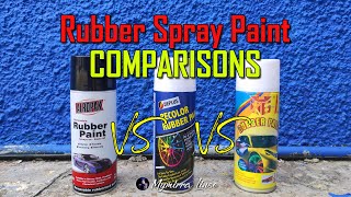 Rubber spray paint comparisons  aeropak deplus x6 rubberspray [upl. by Cosme]