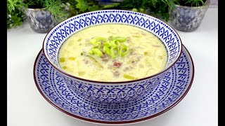 KäseLauchSuppe mit Hackfleisch [upl. by Lotta]