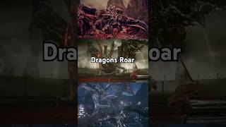 Bayle Roar vs placidusax Roar vs midir Roar shadowoftheerdtree eldenring fromsoftware darksouls [upl. by Emelun]