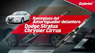 Reemplazo de Amortiguadores Delanteros Dodge Stratus  Chrysler Cirrus 19952006 [upl. by Yllak]