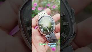 HEBOHHWAWWA📲085725 918172✅️ Jam Titus Geneve Ufo Green Dial Automatic All Original Very Rare [upl. by Milda]