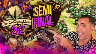 SEMIFINAL TWO THE CARTOGRAPHERS 15000 ageofempires2 rts [upl. by Rahal175]