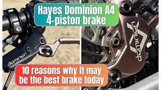 Hayes Dominion A4 4piston brake  10 reasons why it may be the best brake option today [upl. by Adlar]