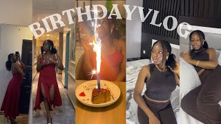 MY BIRTHDAY VLOG GRWM Party Dinner Make up Pinterest cake 🍰🎉🥳 [upl. by Ivey906]