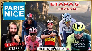 🔴EN VIVO Etapa 5 PARIS  NICE 2024 MEDIA MONTAÑA Remco Egan Buitrago Roglic ciclismo cycling [upl. by Onairelav150]