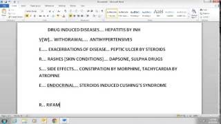 Adverse Drug Reactions Mnemonics Silent Session Concentrate [upl. by Pascia541]