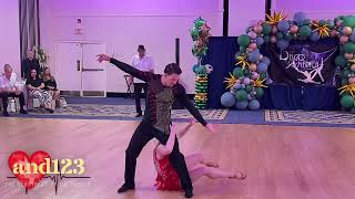 Disco America Dinner Showcase Michael amp Faustine dance hustledance dwts [upl. by Annamarie]