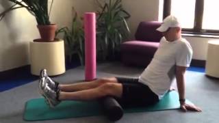 Hamstrings SelfMyofascial Release on the Foam Roller  Penn State Hershey UFC [upl. by Asiral]