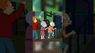 Farnsworth Meeting His Parents 😱 shorts futurama [upl. by Anhej]