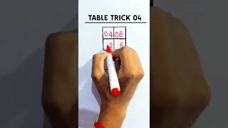 TABLE TRICK 04 😱🤪 table tabletrick shorts shortvideo trending [upl. by Shifra]