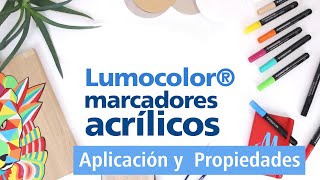 Lumocolor Paint Marker  Aplicación y propiedades  STAEDTLER [upl. by Ariada556]