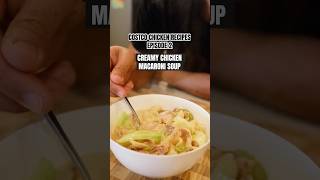 Costco Chicken Recipe Ep 2 Creamy Chicken Macaroni Soup “Sopas” 🍲 costcochickenrecipes [upl. by Ylevol]