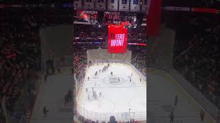 Flyers Goal Horn Breaks at final buzzer [upl. by Truk]