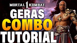 Mortal Kombat 1 Geras Combos  Mortal Kombat 1 Geras Combo Tutorial [upl. by Ahsocin566]