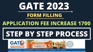 HOW TO FILL GATE FORM GATE 2023 FORM FILLSTEP BY STEP PROCESSDOCUMNETS REQUIREDPRADEEP RAWAT [upl. by Adoree]