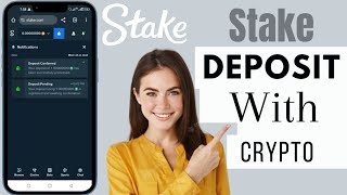 How To Deposit Money In Stake With Crypto  Stake Crypto [upl. by Kosse]