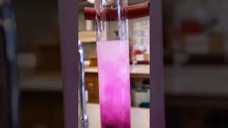 KMnO4  H2O2  Amazing Chemistry Experiments  NaOH  Phenolphthalein shorts youtubeshorts [upl. by Dimo]