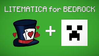 LITEMATICA FOR BEDROCK EDITION  quotStructuraquot in 30 seconds [upl. by Ernst481]