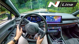 The New 2024 Hyundai Sonata N Line 25T FACELIFT POV Test Drive [upl. by Ameerahs]