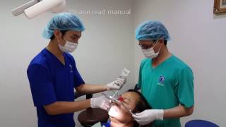 Dental facebow transfer for semiadjustable articulator [upl. by Tudela228]