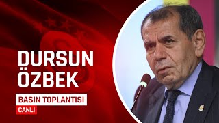 Dursun Özbek Basın Toplantısı  Galatasaray  Fenerbahçe Derbisi Ali Koça Cevap [upl. by Niai655]