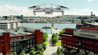 Chalmers University of technology Campus Lindholmen Drone Aerial [upl. by Olsewski]