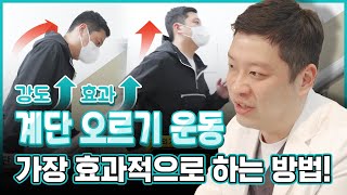 ENG🦵계단 오르기 운동 대부분은 잘못오르고 계십니다❌ 가장 효과적인 방법으로 계단을 오르고 내리면서 건강도 챙기고 통증도 예방하세요🟢계단운동계단오르기 [upl. by Rap598]