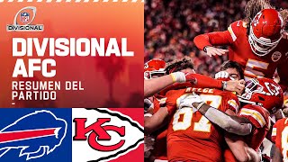 Buffalo Bills vs Kansas City Chiefs  NFL Playoffs 2022  NFL Highlights Resumen en español [upl. by Tabbi]