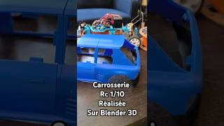 Suite de la carrosserie rc peugeot 205 rccar blender 3dprinting imprimante3d 3d [upl. by Corron500]