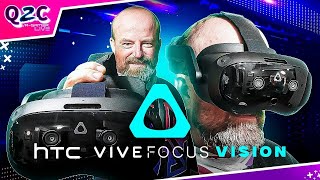 HTC VIVE Focus Vision First Impressions and Full Breakdown [upl. by Nairda]