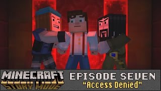 Minecraft Story Mode  Lets Play  Episode 7 quotAccess Deniedquot FULL EPISODE  DanQ8000 [upl. by Tobias291]