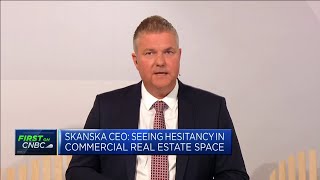 Skanska CEO Its been a weak quarter for residential developments [upl. by Goeger558]