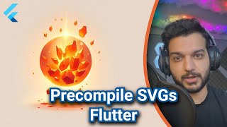 Precompile SVG in Flutter  Flutter Seniors 2024 [upl. by Aihsenak]