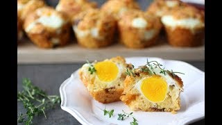 Breakfast Muffins recipe  Sucuklu Peynirli Muffin Tarifi [upl. by Hsenid371]