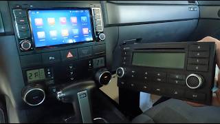 7” Inch RNS Android Car Stereo System In Vw [upl. by Matilda]