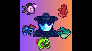 Catch 5 Legendary Fishes to Complete the Qis Quest quotExtended Familyquot in Stardew Valley [upl. by Yelroc]